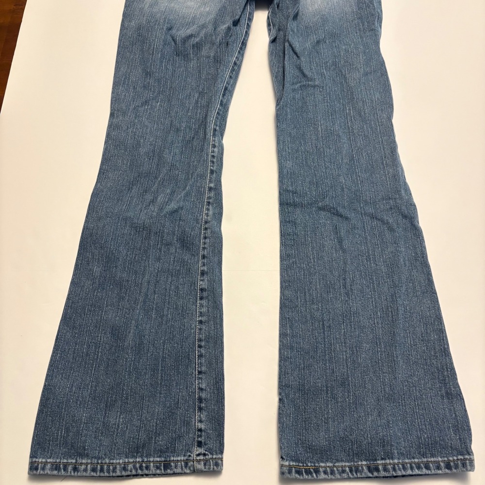 Levi's 515 Nouveau Boot Cut Jeans Women 14 Blue Medium Wash Mid Rise Denim - Picture 2 of 9
